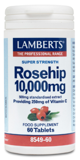 Rose hip 10,000 mg providing 250 mg of vitamin C 60 capsules